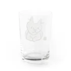 ニャンコ一族のカヌレ Water Glass :back