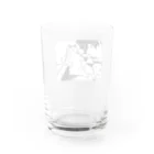 山形屋米店の肘をついてくつろぐ猫 Water Glass :back