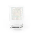 白米の双子座の赤ちゃん Water Glass :back