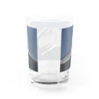 下田村の冠雪した富士山 Water Glass :back