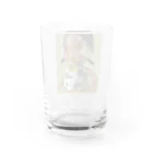 白米の牡牛座の赤ちゃん Water Glass :back