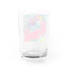 ミルキードロップのカラフルちゃん。 Water Glass :back