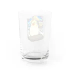 ムクのオカメインコの銭湯 Water Glass :back