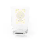 kororeo工房の向日葵の国のトイプードル Water Glass :back