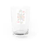 浮世絵はんの浮世絵トランプ/クイーン Water Glass :back