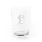 DENANの見上げる犬 Water Glass :back