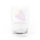 chicodeza by suzuriのザ・サツマイモ Water Glass :back