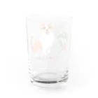 コーギーとうま！のコーギーコーヒー（るんちゃん） Water Glass :back