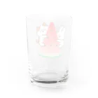  とろろんのスイカ大好き Water Glass :back