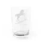 将棋グッズの将棋（跳ねる桂馬） Water Glass :back