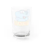 生物＝ケモノのヲ店のげんきだゾウ Water Glass :back