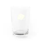 ほたてちゃん開運研究所のパステルイエローのほたてちゃん Water Glass :back