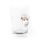 クラゲ屋の3匹のクラゲ Water Glass :back