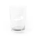 It is Tomfy here.のライチョウの衣替え Water Glass :back