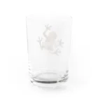 ツバメ堂の茶色いカエル Water Glass :back