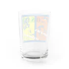 半紙半生のアロvsステゴ Water Glass :back