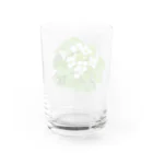 squeak🐭のクレソンのお花 Water Glass :back
