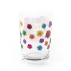 うめぼしととまととごはん。のにゃんこ花畑。 Water Glass :back