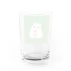 はむはむえどちゃんのえどちゃん ソフトクリームたべる Water Glass :back