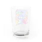 おはる屋さんのカラフルなおばけ達 Water Glass :back