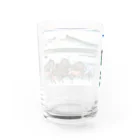 寿めでたや(ukiyoe)の葛飾北斎_冨嶽三十六景　駿州大野新田 Water Glass :back