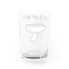 きくのらくがきのいろがわりときく Water Glass :back