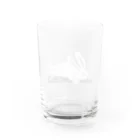 Arts&Crafts Muuの雪うさぎ Water Glass :back