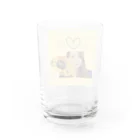 shop's name『twoM』(トゥーエム)のFam用♡『twoM』オリジナル Water Glass :back