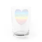 nissyheartのマルカツハート Water Glass :back