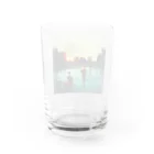 Artsoundの少年たちのサマーサンセット Water Glass :back