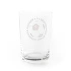 だご楽しか屋のロアッソ熊本東京応援団ステッカー Water Glass :back