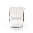 jf_railwayの目が覚めるような朝焼け Water Glass :back