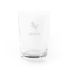 BBdesignの馬３ Water Glass :back