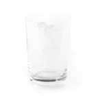 消しゴムはんこ八里半の伝説の鳥 Water Glass :back