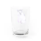 ねこまみれのアンニュイなネコ Water Glass :back