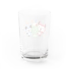 ミニマムユニヴァース@SUZURIのデビねこくんとデビねずちゃん グラス クリームソーダ Water Glass :back