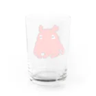 LalaHangeulのメンダコさんドットバージョン Water Glass :back