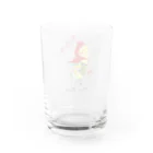 ねこぜや のROBOBO オカメインコ「ポポロボ」 Water Glass :back