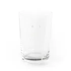 しろいくまのリスくん Water Glass :back