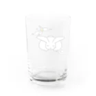 うさぎ屋のまむきうさぎと三日月 Water Glass :back