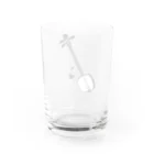 綾錦工房 りこりすの津軽三味線【朧月】- 構 Water Glass :back