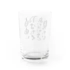 Pas★Enjoy 筆文字＆パステルアートのFree 筆文字 Water Glass :back