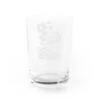 ki’s stampのWabisabiー椿(モノクロ) Water Glass :back