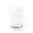 namynのせのびねこ Water Glass :back