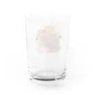 あゆのしおやきの白玉あんみつ Water Glass :back