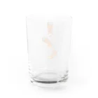 ハムぱん☆ハムロール＠直売店のネジネジハムぱん（ハムスター科・さくべい目） Water Glass :back