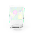 うにぽっぷこーんの観葉植物とお花 Water Glass :back