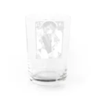 弐０Heartsのモノクロ＊キョンシーコミック風 Water Glass :back