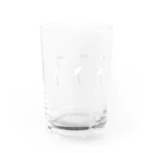 ステキなお店のお池の珍しいトリ Water Glass :back