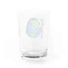 ミケタマのミケタマ ロゴ2 Water Glass :back